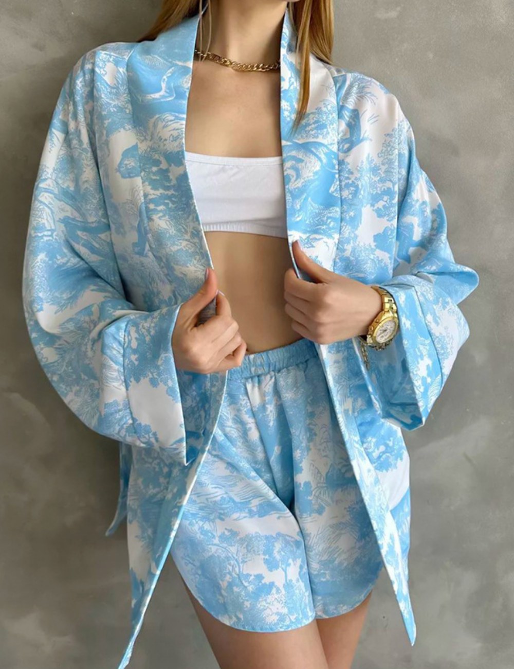 Print Soft Loose Homewear Sets