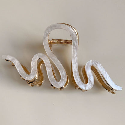 Irregular Wave Large Nonslip Hair Clips