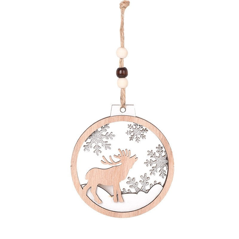 Christmas Wooden Candle Decorations