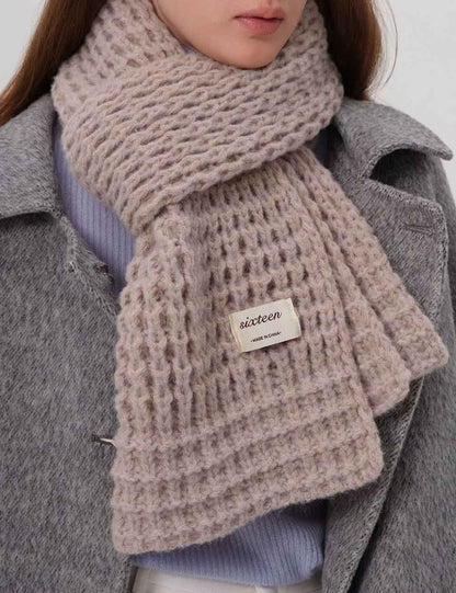 Solid Color Long Shawl Knit Soft Scarf