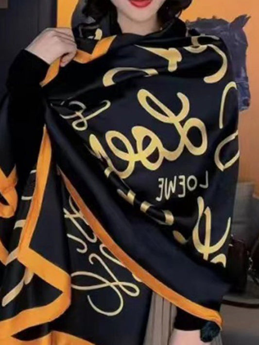 Floral Printed Shawl&Scarf