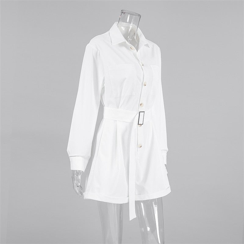 Stylish Long Sleeve High Waist Jumpsuit