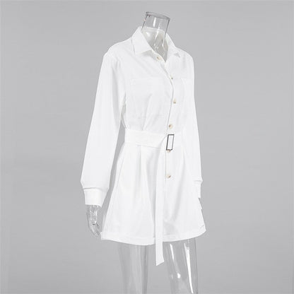 Stylish Long Sleeve High Waist Jumpsuit