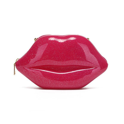 Mini Cute Jelly Sexy Lip Chain Crossbody Bag