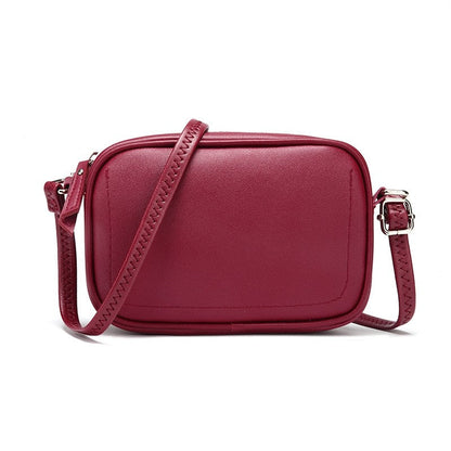 Solid Color Simple Rectangle One Shoulder Bag