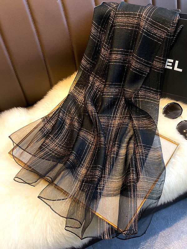 8 Colors Fashion Sunscreen Silk Scarf