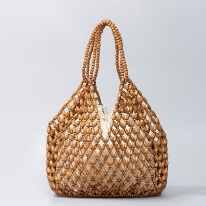 Handmade Wooden Beads Commuter Bag