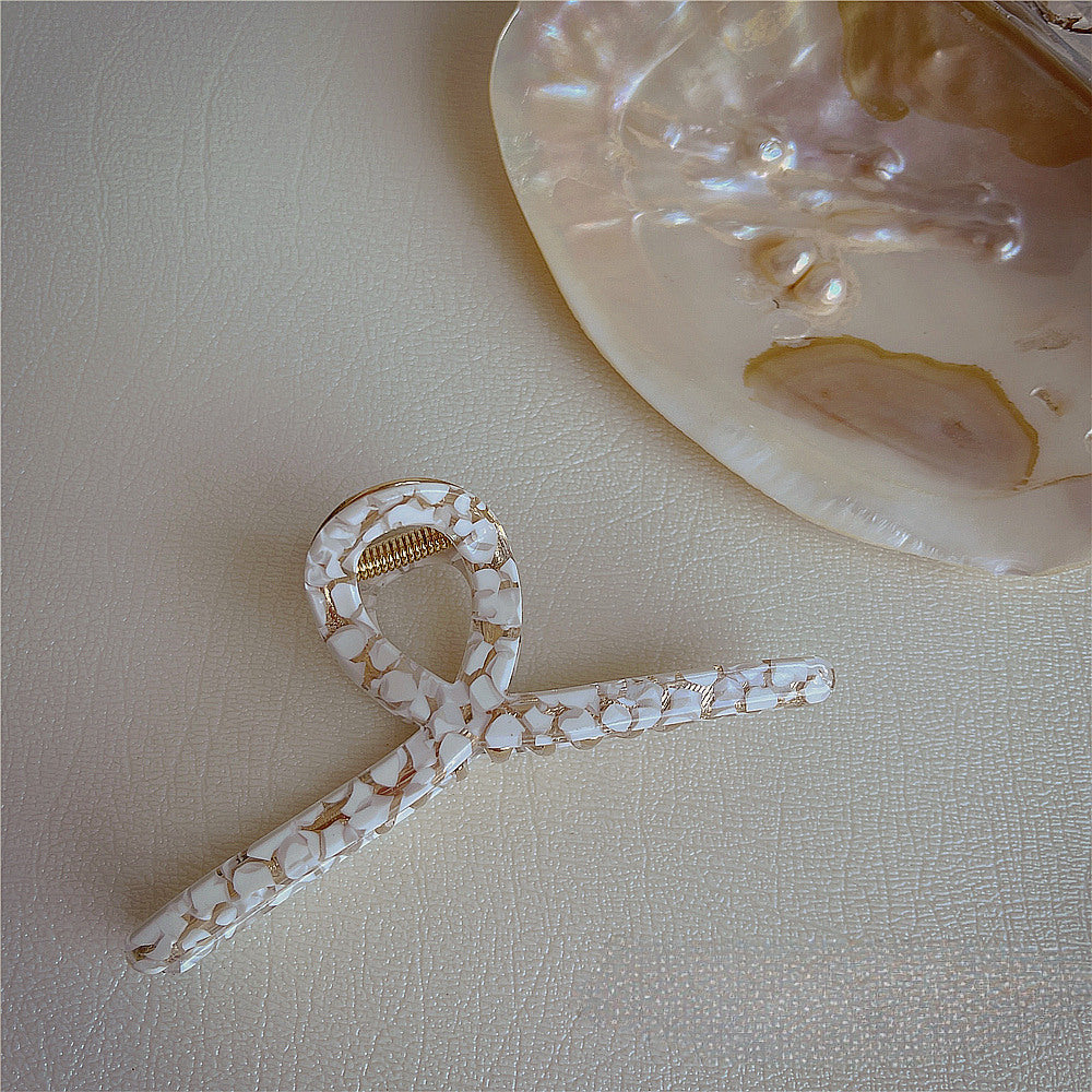 Metal Agate Large Cross Hair Claws