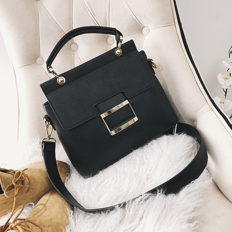 Plain Wide Shoulder Strap Crossbody Bag