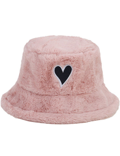 Love Patch Simple Soft Bucket Hats