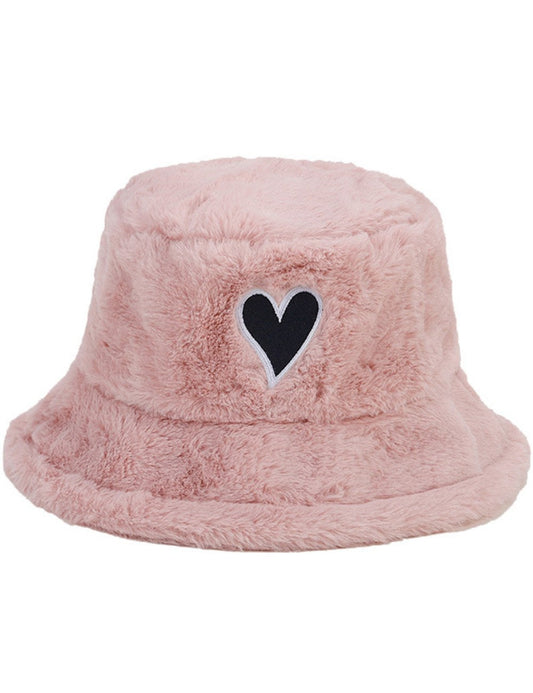 Love Patch Simple Soft Bucket Hats
