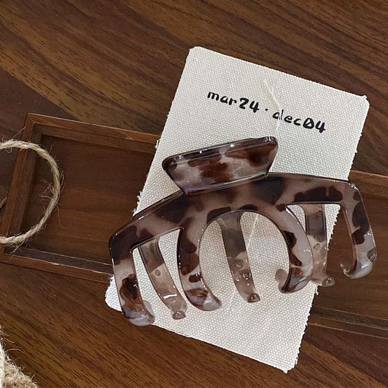 Millett Leopard Print Hair Claw Clip