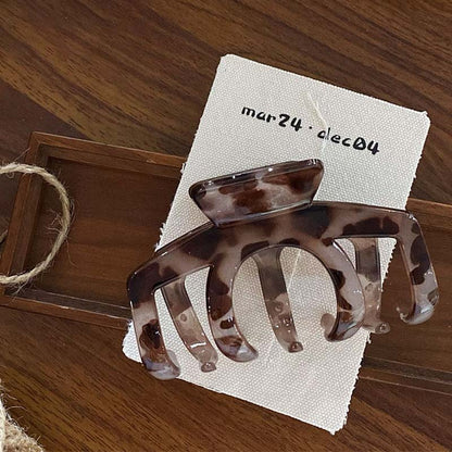 Millett Leopard Print Hair Claw Clip