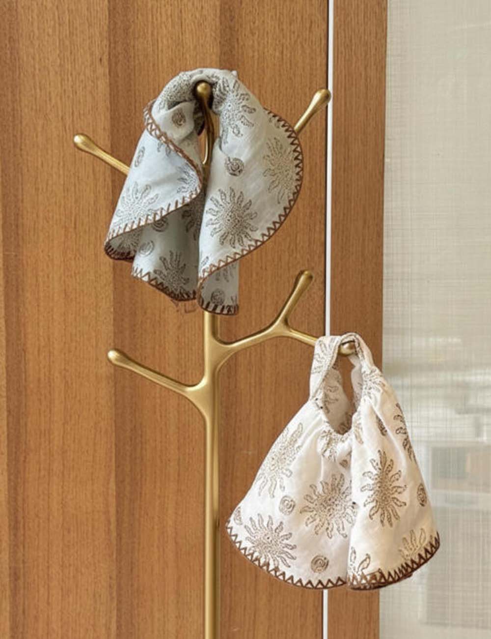 Bohemian Sun Print Elastic Hair Tie