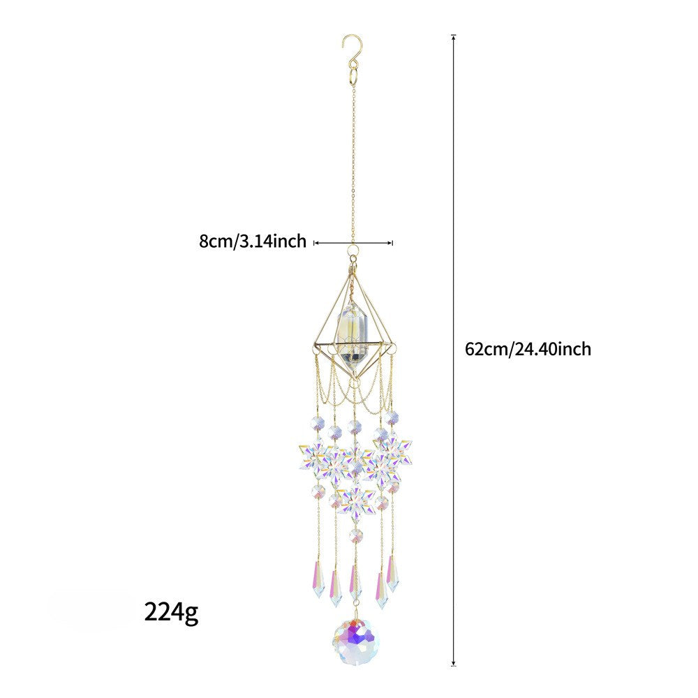 Love Snowflakes Crystal Home Hangings