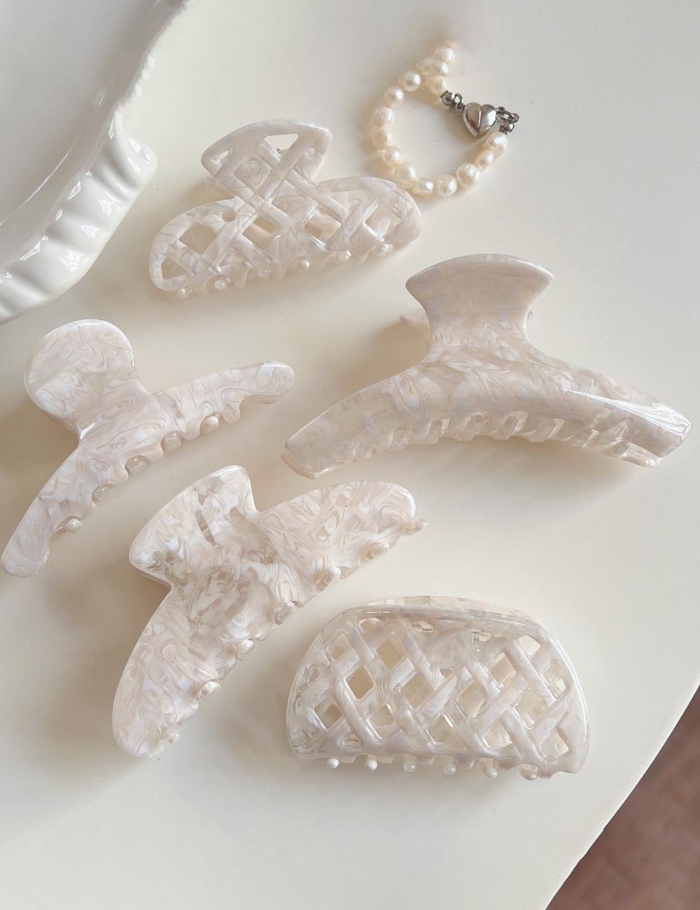 Solid Color Acetate Large Hair Claw