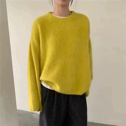 Faux Mink Wool Sweater