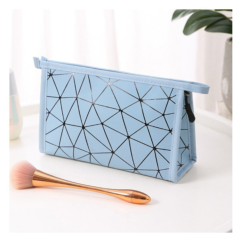 Waterproof Portable Geometric Cosmetic Bag
