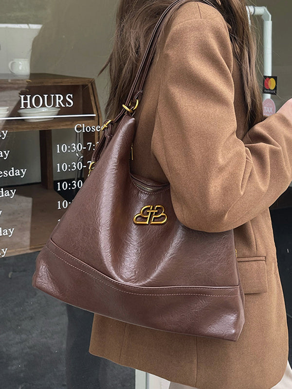 Chains Zipper Handbags