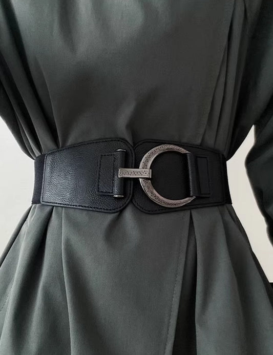Vintage Stretchy Versatile Wide Waist Belt