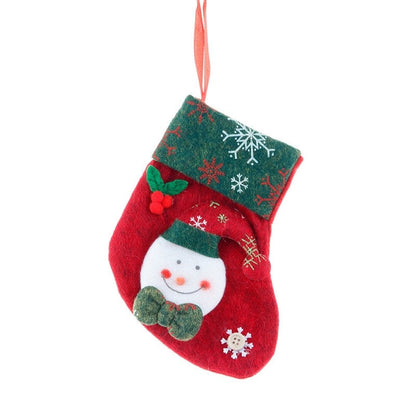 Christmas Socks Gift Bag Small Christmas Socks Pendant Christmas Tree Pendant