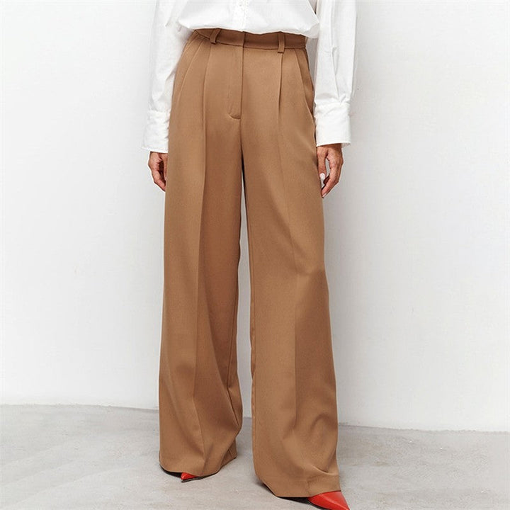 Wide Leg Khaki Pants