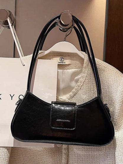 Geometric Split-Joint Zipper Bags Handbags