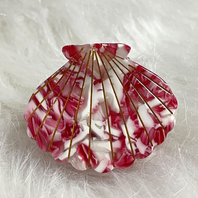Simple Colorful Shell Acetate Claw Claw