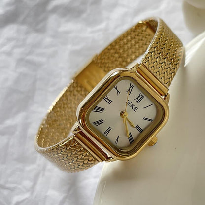 Retro Roman Numeral Quartz Watch