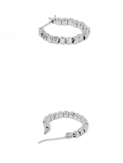 Irregular Square Bead Earrings