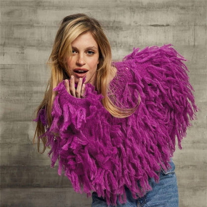 Fashionable Casual Loose Fringe Sweater