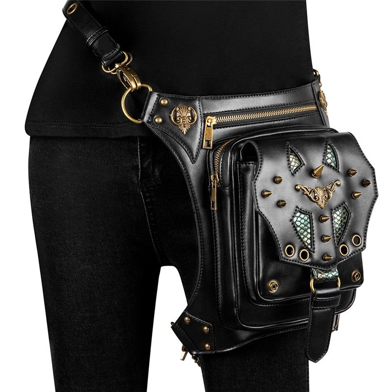 Retro Punk Casual Crossbody Waist Bag