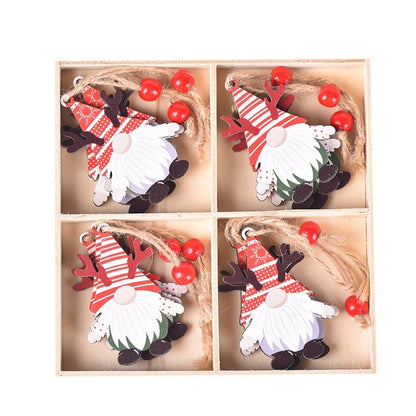 Christmas Wooden Candle Decorations