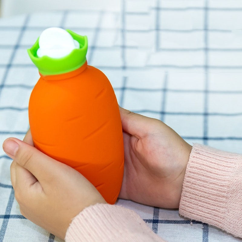 Portable Carrot Style Explosion-Proof Silicone Hot Water Bag