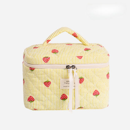 Candy Color Sweet Large Capacity Make Up Bag