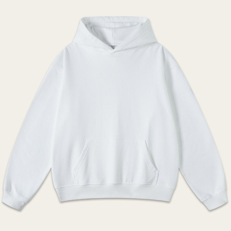 Solid Color Loose Long Sleeve Hoodie