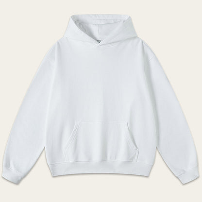 Solid Color Loose Long Sleeve Hoodie