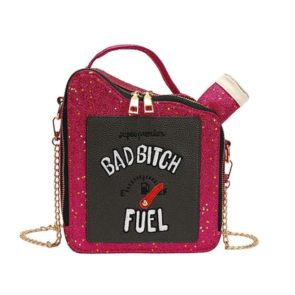 Shining Sequin Letters Crossbody Bag