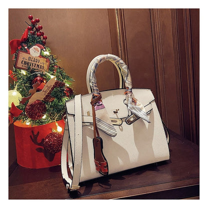 Muticolor Single-Shoulder Crossbody Square Kelly Bag