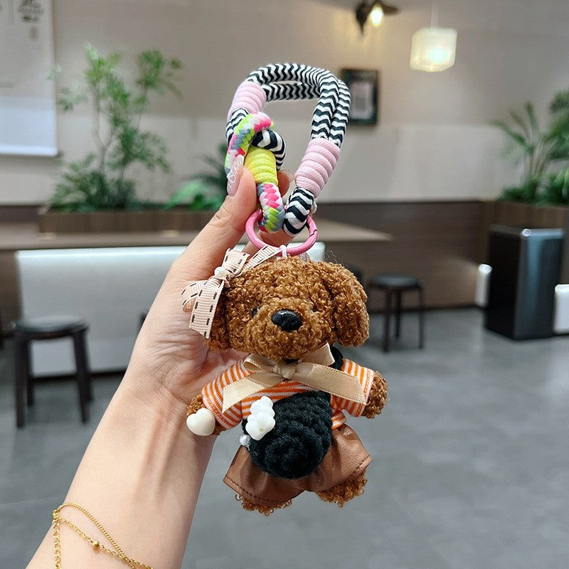 Cute Plush Teddy Bear Keychain