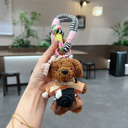 Cute Plush Teddy Bear Keychain
