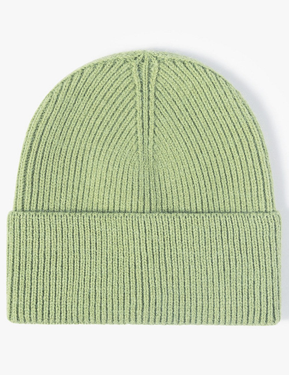 Solid Color Large Size Knit Beanie