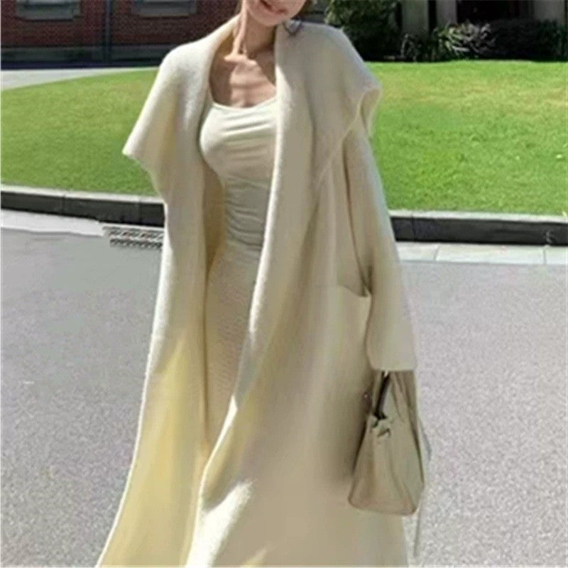 Mid-Long Knit Cardigan