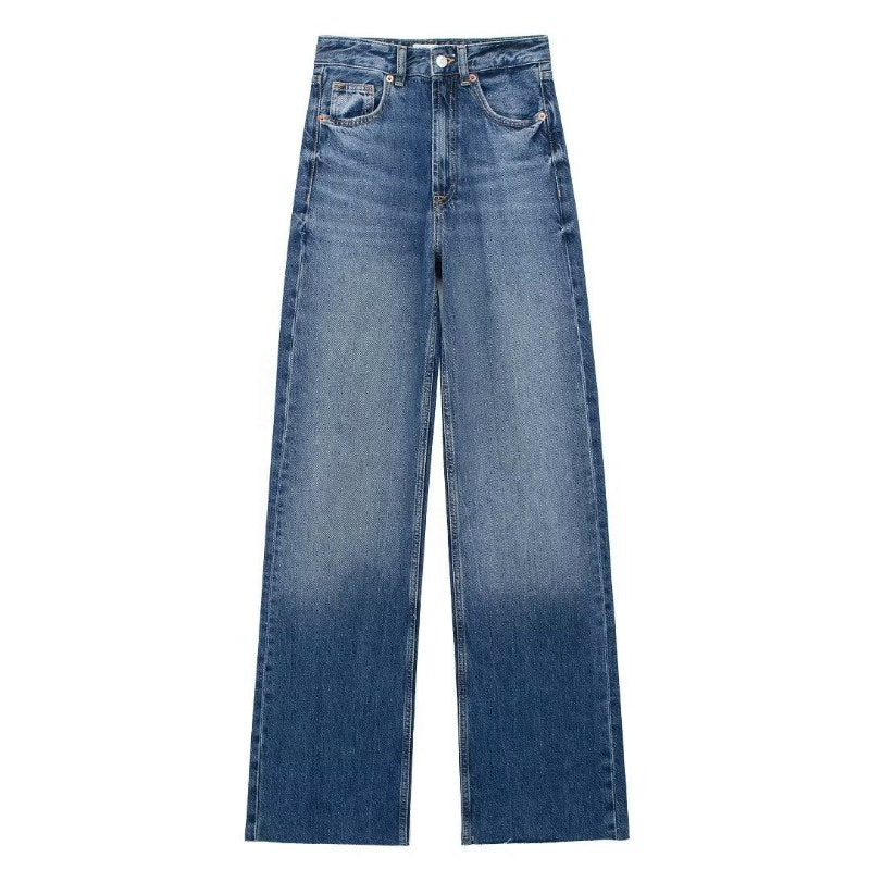 Vintage High Waist Wide Leg Jeans