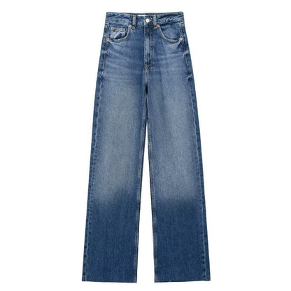 Vintage High Waist Wide Leg Jeans