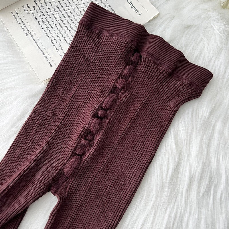 Medium Thick Solid Color Minimalist Base Pantyhose