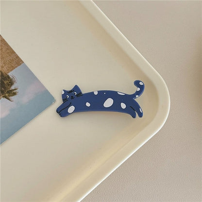 Cute Spotted Cat Duckbill Hair Clip