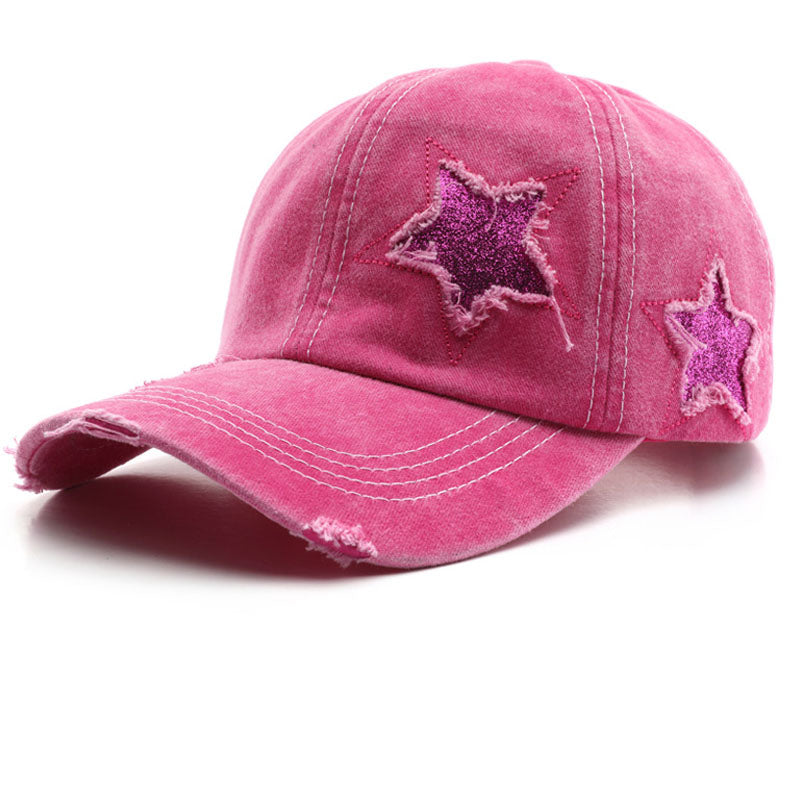 Simple Washed Solid Color Baseball Cap