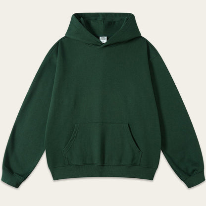 Solid Color Loose Long Sleeve Hoodie