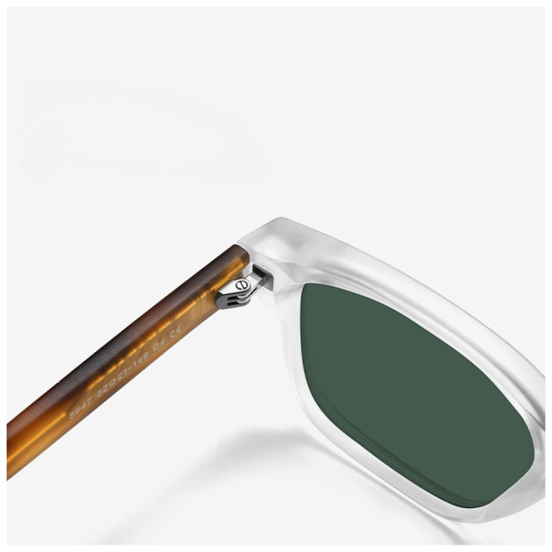 Color Block Frame Polarized Sunglasses